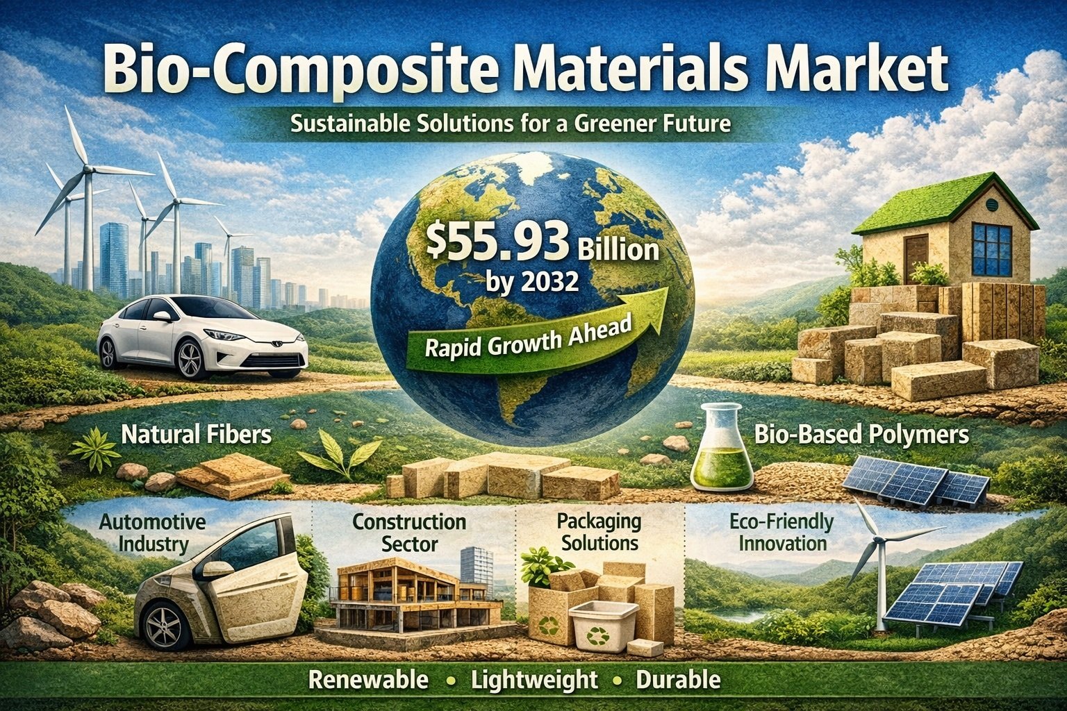 Bio-Composite Materials Market: Regional Analysis and Future Prospects Bio-Composite Materials Market: Regional Analysis and Future Prospects